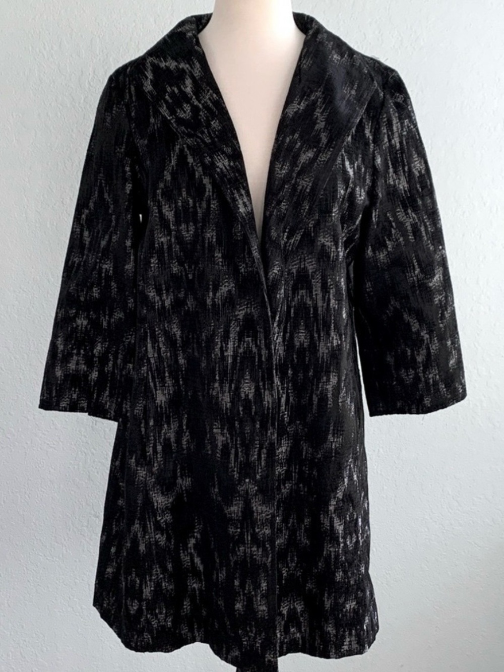 NWT Eileen Fisher Blurred Ikat
Jacquard Jacket Sz 2X